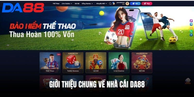 Khái quát chung về nhà cái DA88